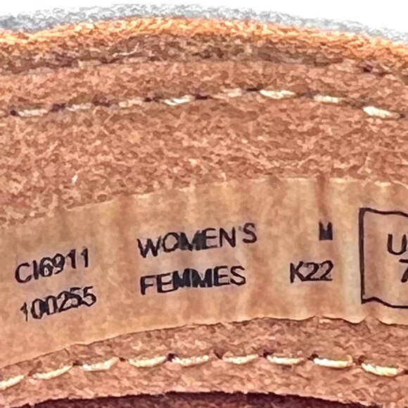 Cobb Hill Womens Size 7 Crosbie Gray - Olive Green Leather Ankle Boots Shoes - Picture 11 of 14